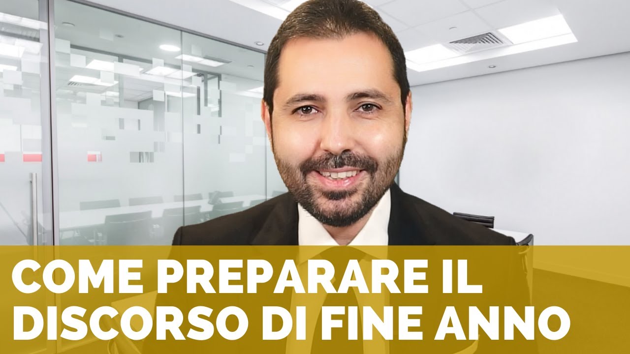 Come preparare il discorso di fine anno: 5 consigli pratici [ Discorso di Natale ]