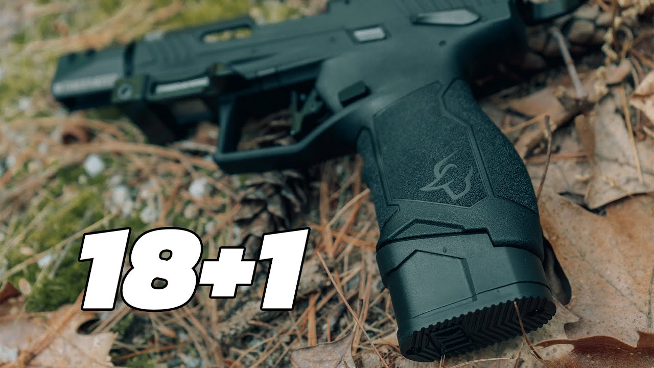 18 патронов в компактном Taurus TX22 с бамперами Wingman +5!