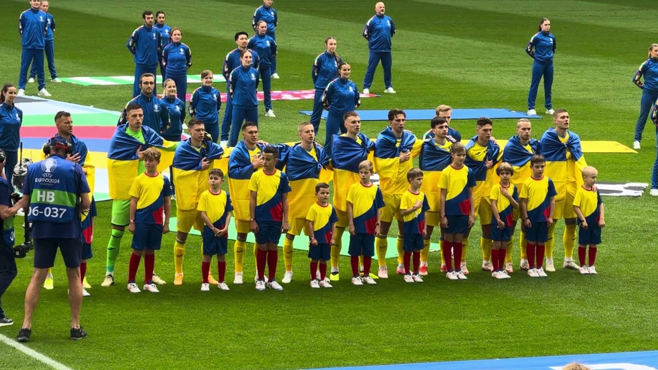 National anthem Ukraine 🇺🇦 Slovakia - Ukraine 🇸🇰🇺🇦 EURO 2024 Düsseldorf #euro2024