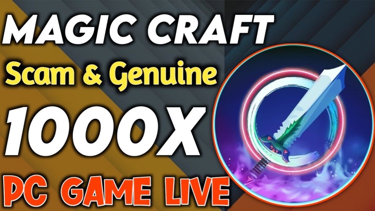 Magic Craft (MCRT) PC Game Live 💎🥳 MCRT Future || Cryptocurrency News Today
