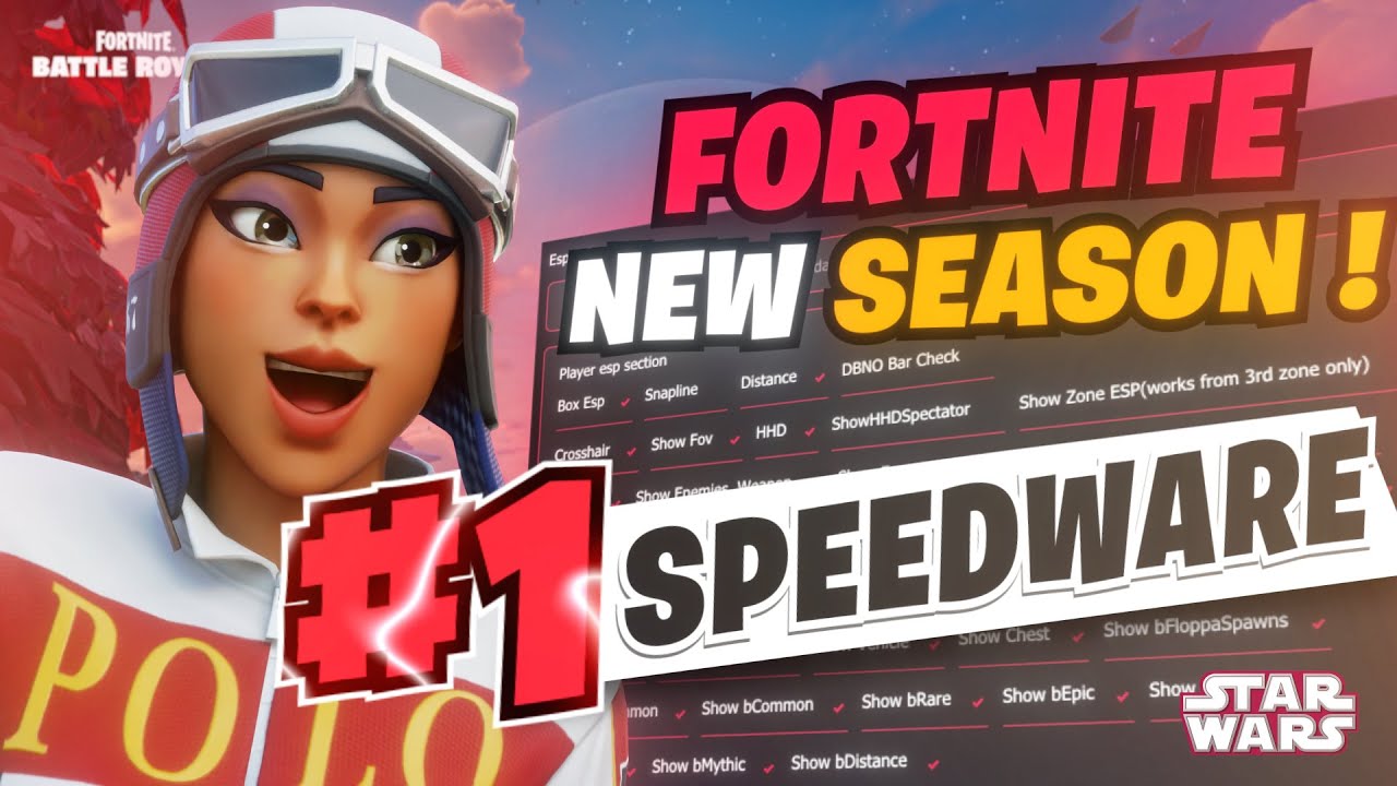CHEATING With The Best Fortnite CHEAT in The New Fortnite Season🏆(SPEEDWARE)