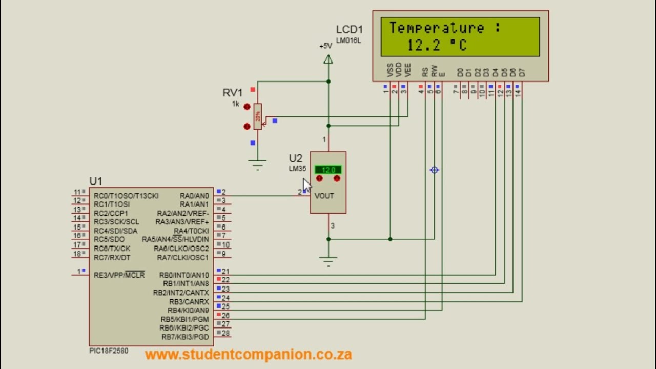 8- Project 1 Digital Thermometer, part 2 | mikroC Pro for PIC Tutorial