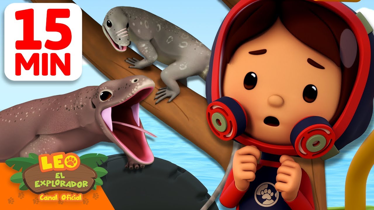 ¡LAGARTOS PELIGROSOS EN LA SELVA! 😱❗ | Leo, El Explorador | Animación