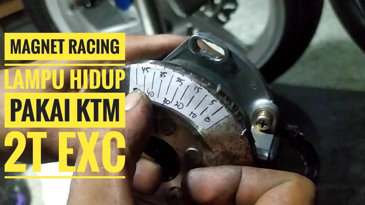 Magnet KTM enduro , pengapian KTM exc , timing light magnet racing , Ninja Zx 2T