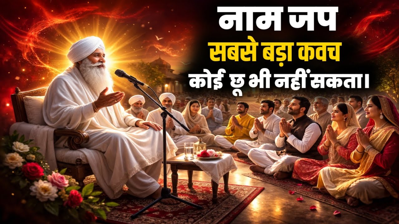 सत्गुरु का वचन ! जो नाम जपते हैं उनको कोई ताकत छू भी नहीं सकती। राधास्वामी सत्संग|