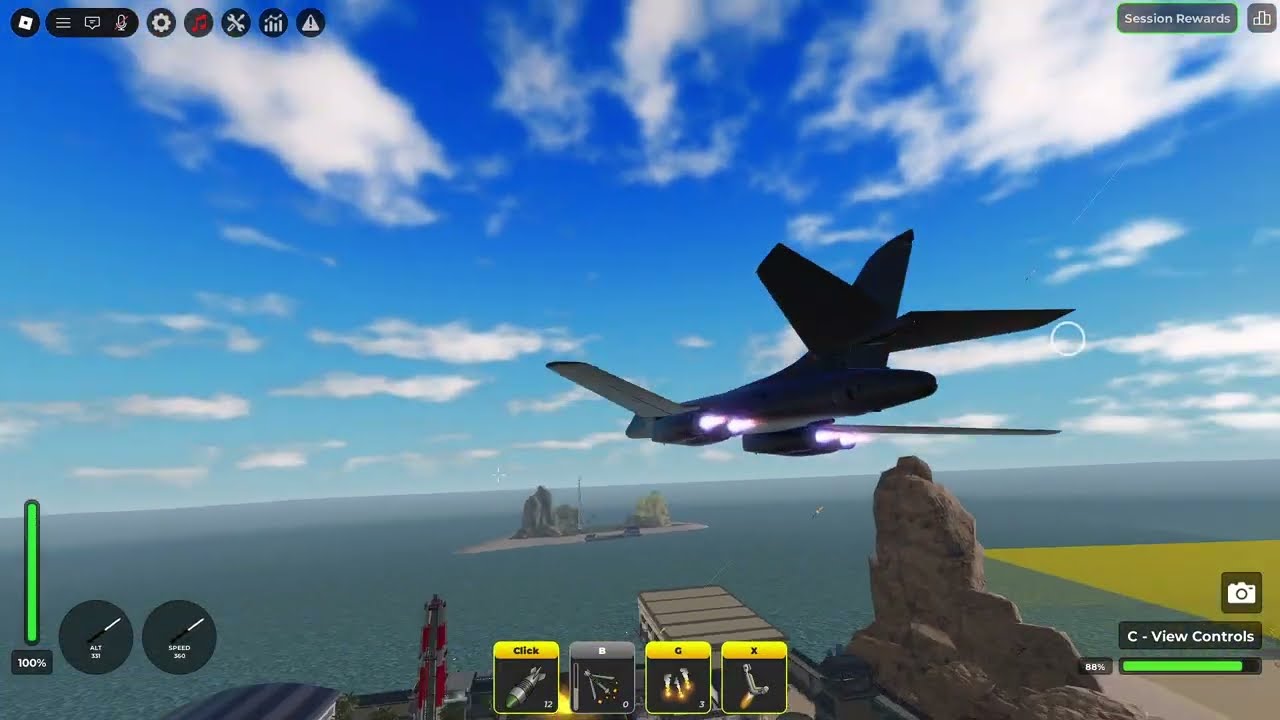Destroying War Tycoon server with the NEW B-1B Lancer