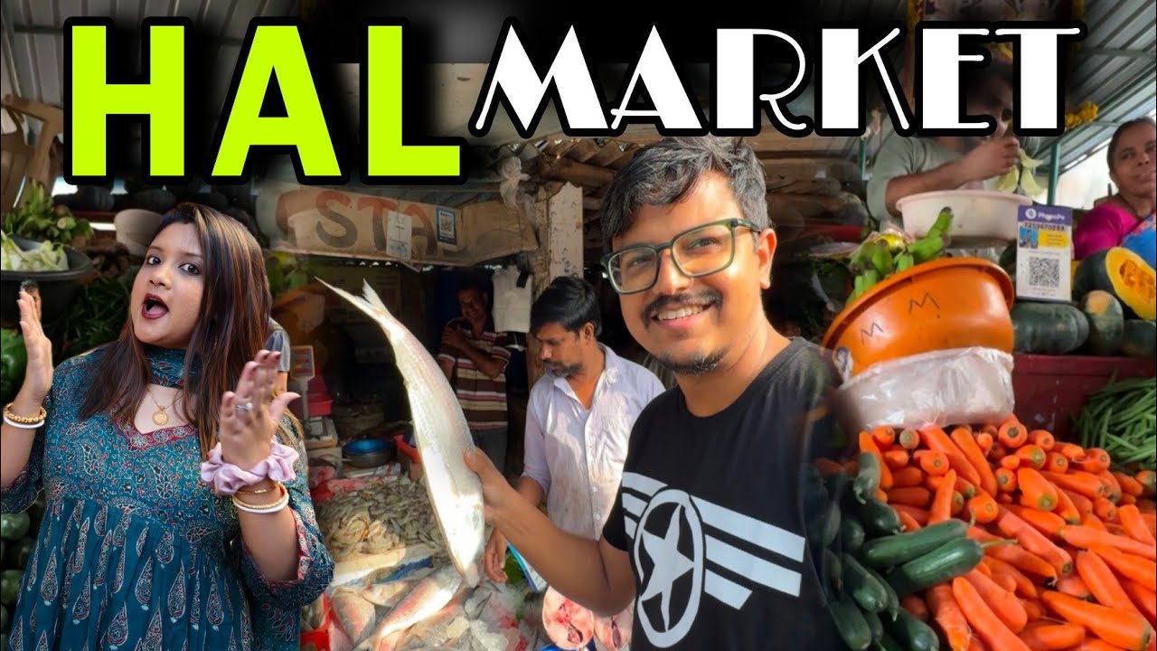 HAL Market Bangalore| BEST Quality Fish, Fruits and Vegetables at Wholesale Price #vlog #banglavlog