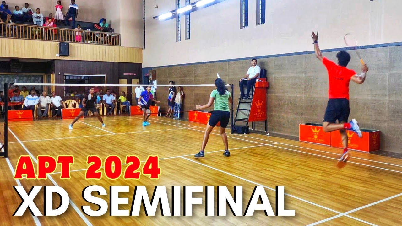 MIXED DOUBLES SEMIFINALS | SARAVANAN/BALASRI vs ATHUL/REEVA | ANITHA PARTHIBAN MEMORIAL TROPHY 2024