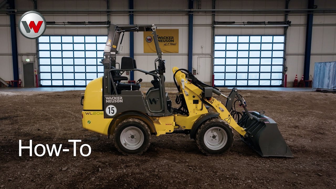 Wacker Neuson How-To: efficiënt werken met de elektrische wiellader WL20e (NL)