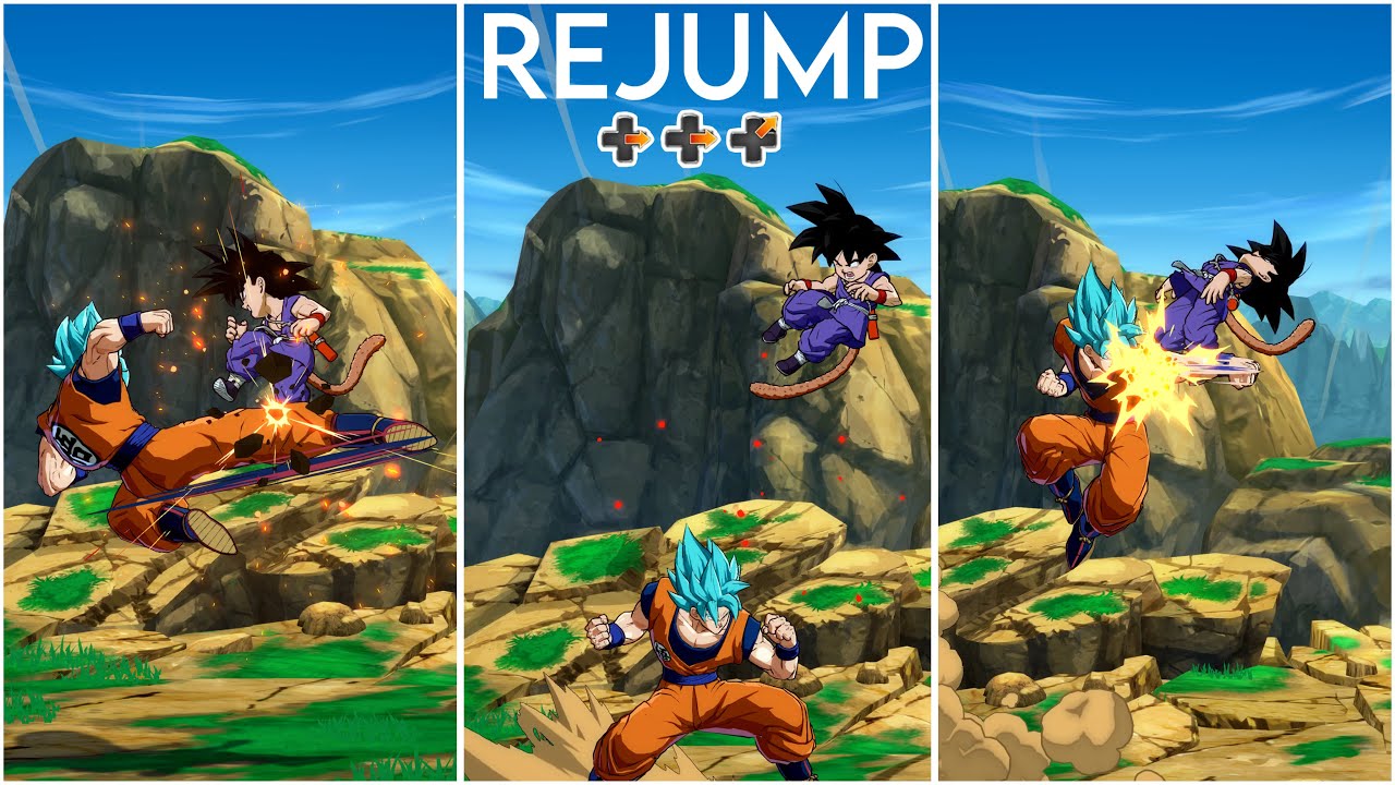 Dbfz - le Rejump combo (5H)