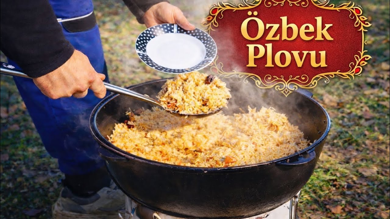 1 qazan Özbək plovu, 2 Nəvənin qarnını sevindirdi! 