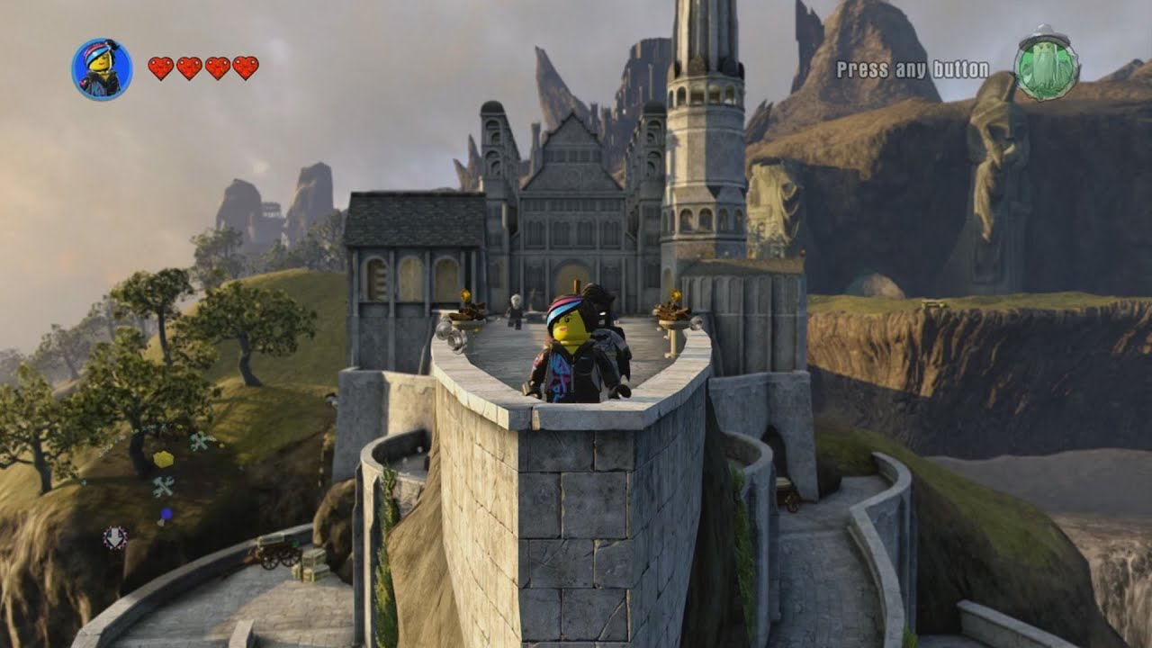 LEGO Dimensions - Lord of the Rings World - Open World Free Roam Gameplay