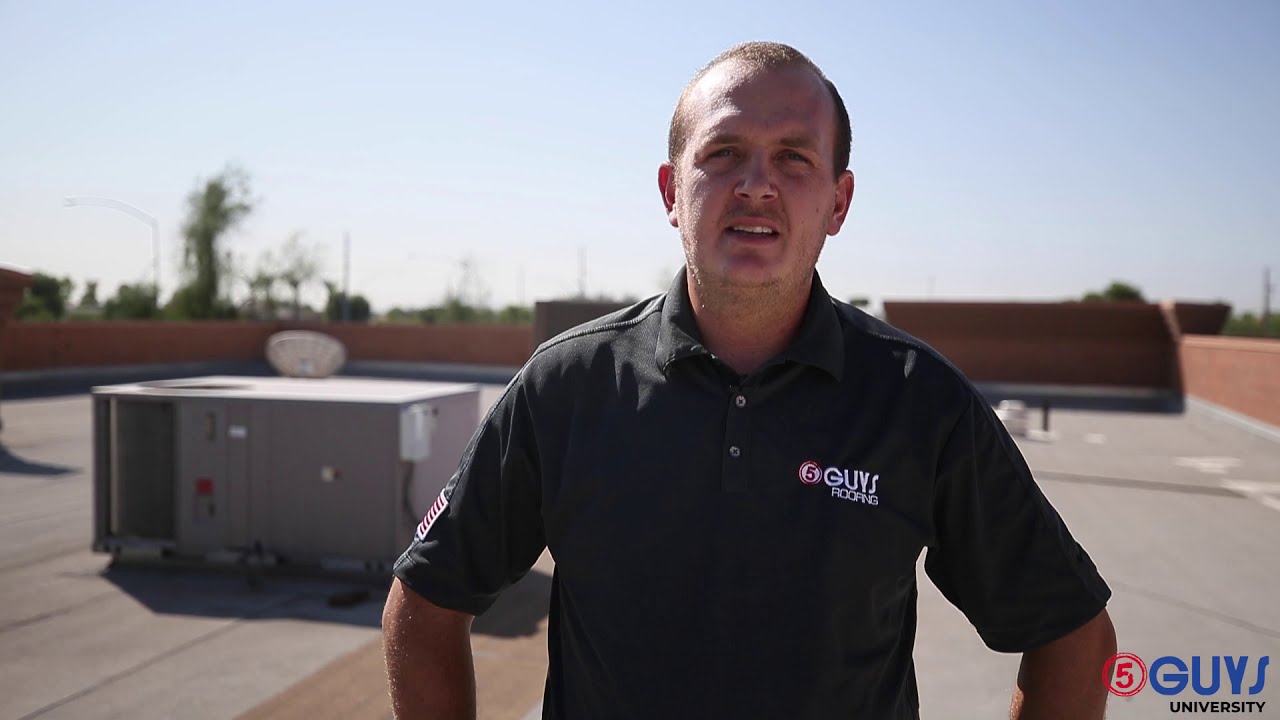 Five Guys Roofing - How To Tarp A Commercial / Flat Roofing System