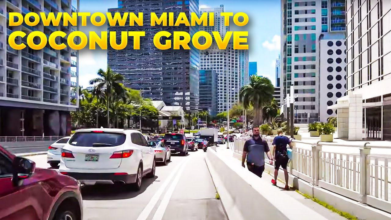 Scooter Ride to Miami's Oldest Neighborhood : Downtown to Coconut Grove in April 2022