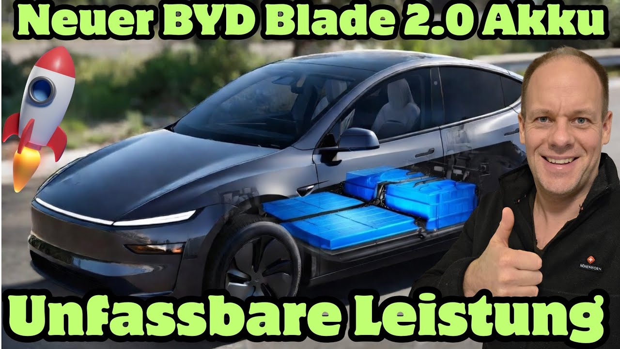 🤩 Gigantische Reichweite: das steckt hinter dem neuen BYD Blade 2.0 Akku 🔥 es gibt zwei Varianten ☝🏻