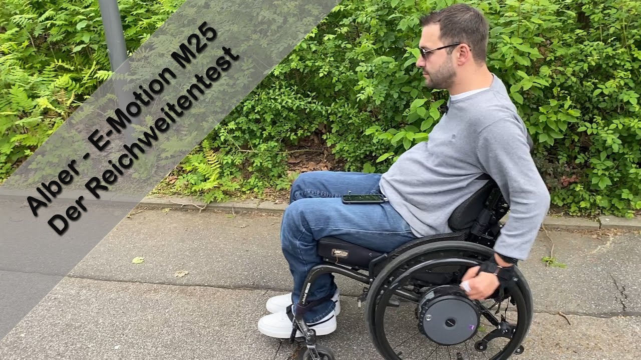 Hilfsmittel-Test: Alber - e-Motion M25 Akku-Ausdauertest im manuellen Modus