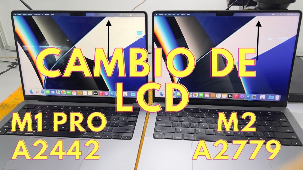 COMO CAMBIAR EL LCD DE UNA MACBOOK PRO A2442/A2779