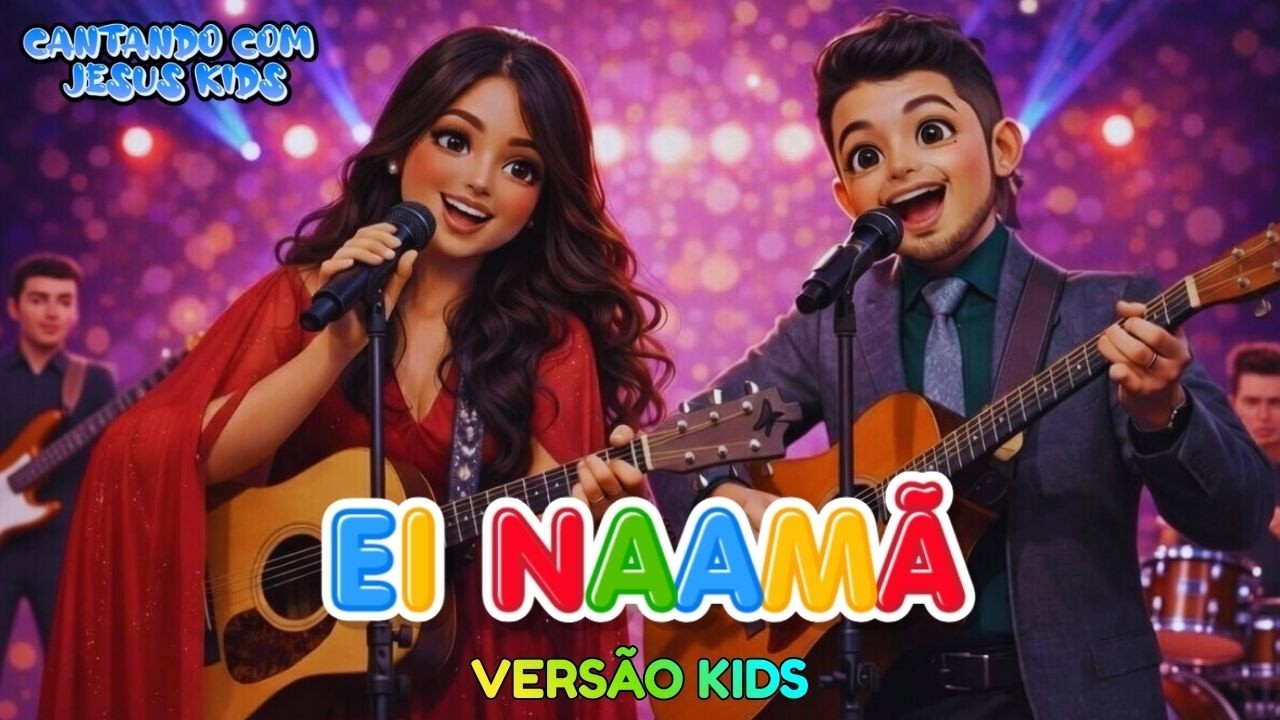 👉 Ei Naamã! | VERSÃO KIDS | Música Infantil Cristã 🎶 | Canção Bíblica para Crianças#kidscristao