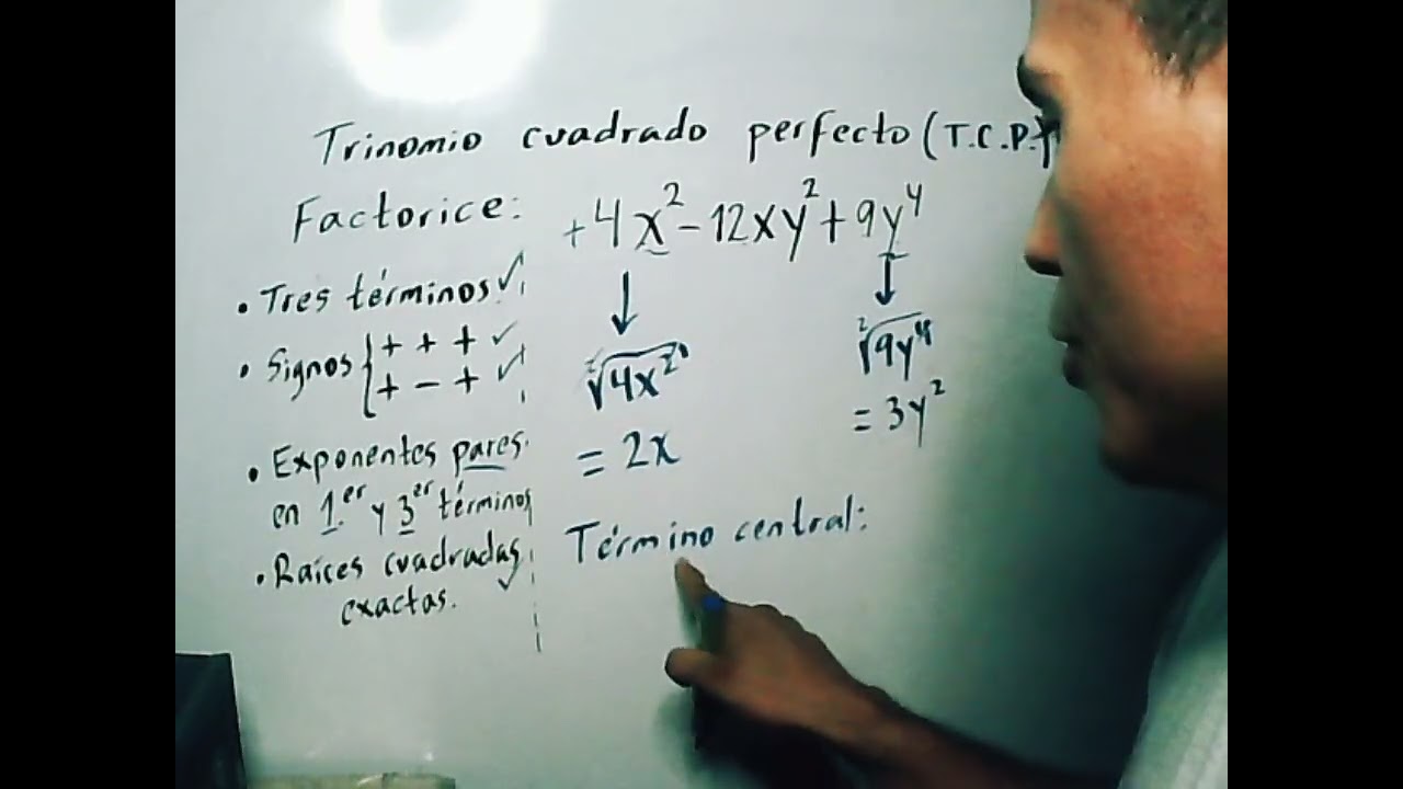 FACTORIZACIÓN. TRINOMIO CUADRADO PERFECTO