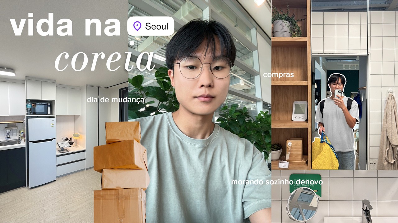 vida na coreia aos 22 | mudando para meu NOVO apartamento, compras, living life & sendo produtivo