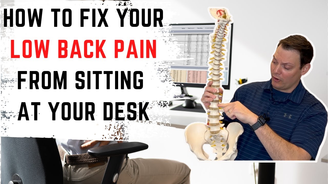 How To Fix Your Low back Pain From Sitting At Your Desk