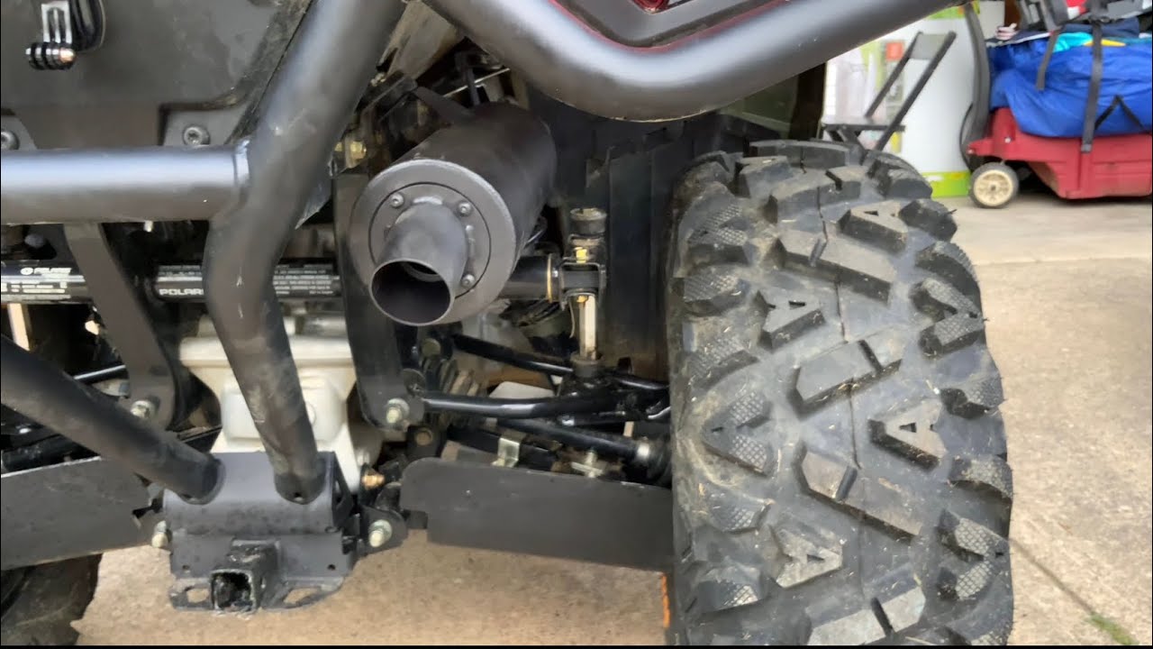 2021 Polaris 570 Gets a new MBRP Exhaust.