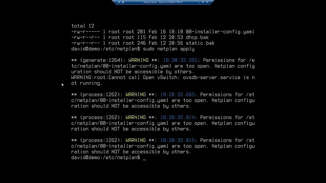 Настройка Netplan в Ubuntu Server 22.04