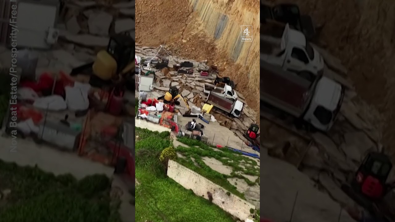 Hundreds evacuate Sicilian town after landslide