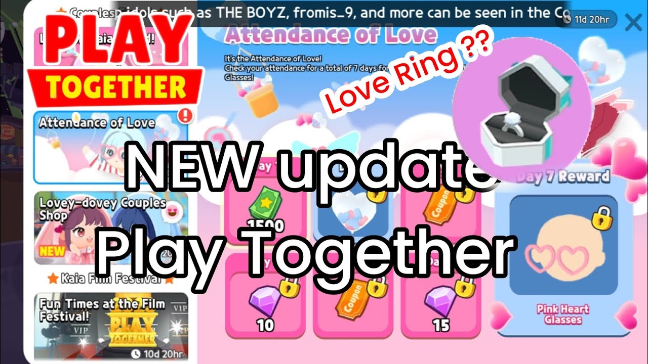 New update Play Together 2023 |Couple event+Love Ring
