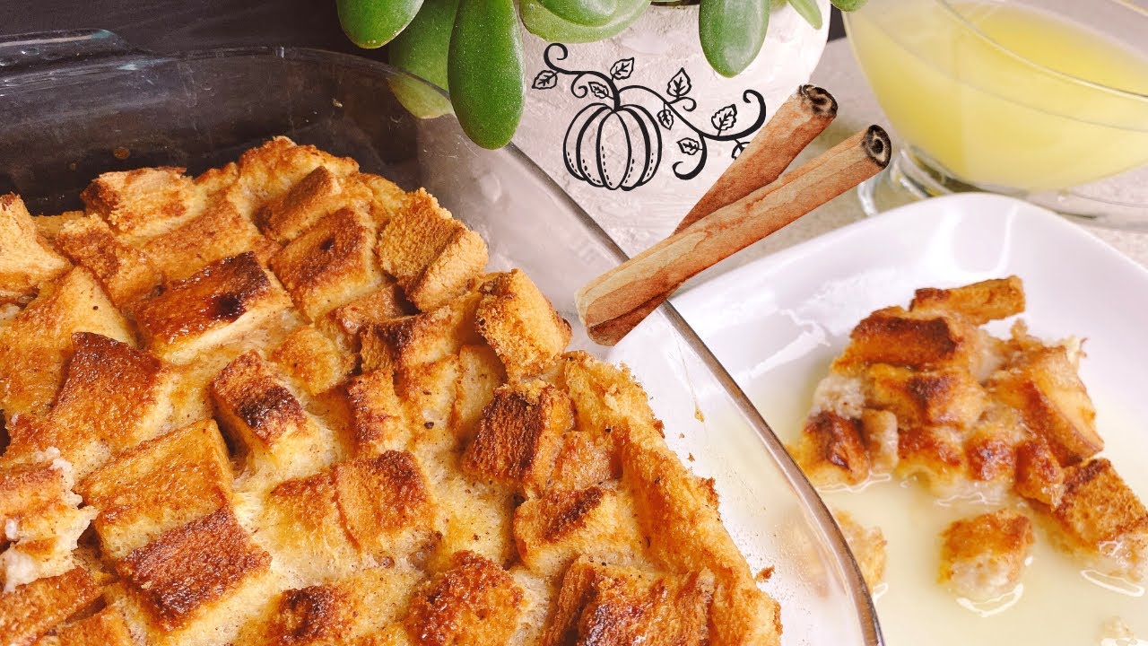 Get the PERFECT BREAD PUDDING with LEMON SAUCE in Just 30 Minutes!