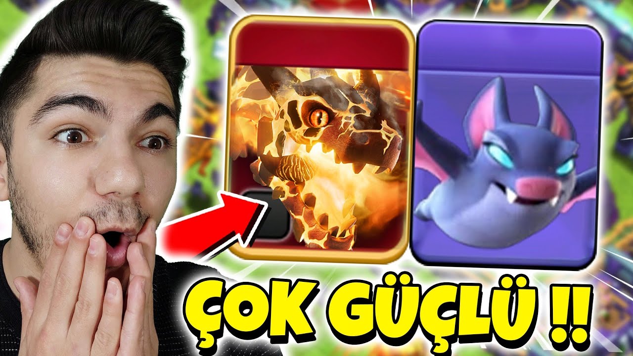 EFSANE GERİ DÖNDÜ !! (Süper Ejder + Yarasa !!) - Clash Of Clans