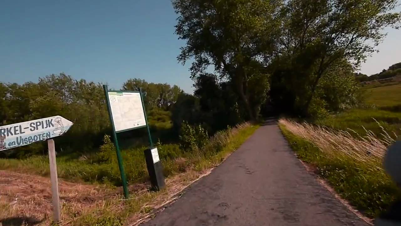 Pontje Arkel - Spijk over de Linge (nadering)