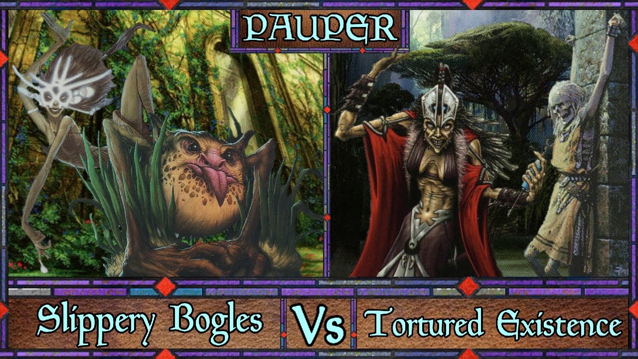 Ground Shook... Then Opened - Slippery Bogles Vs Tortured Existence - Paper Pauper Match & Deck Tech