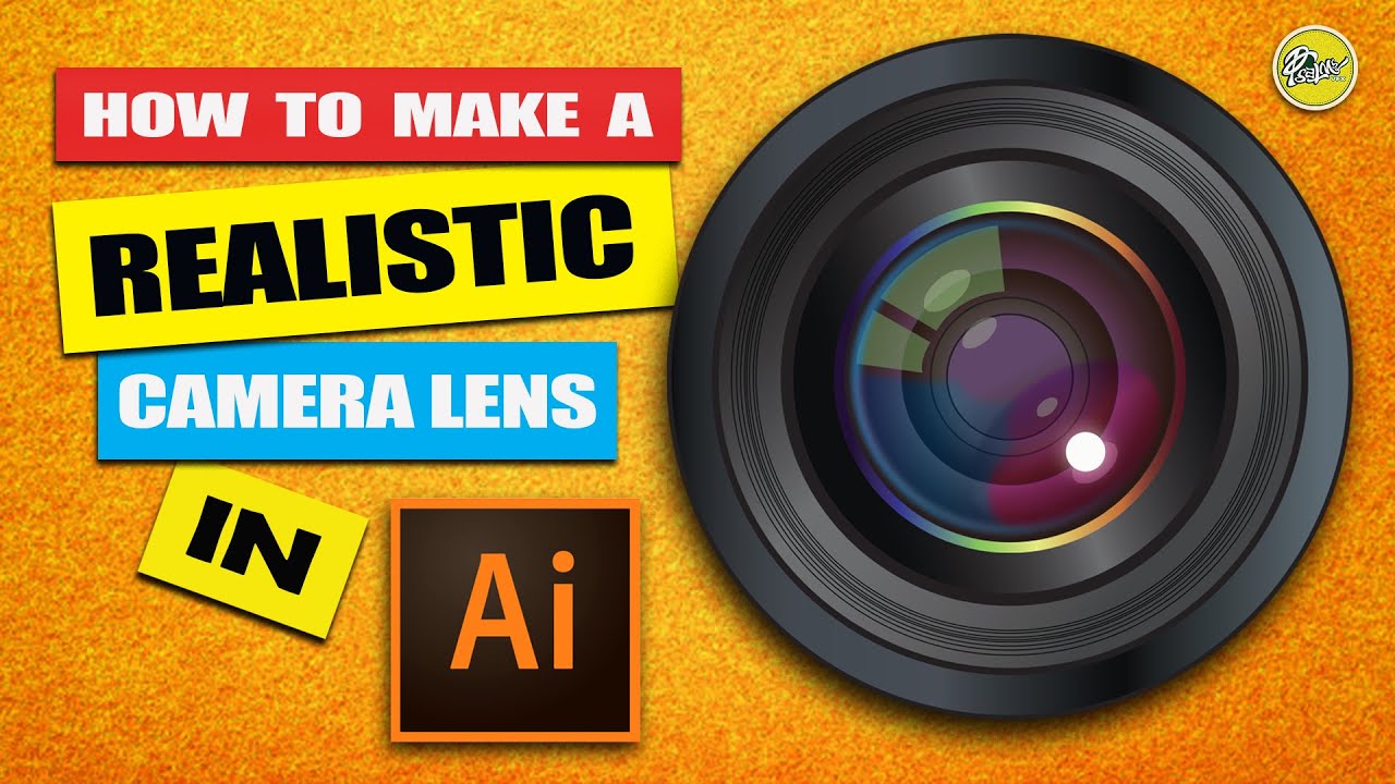 HOW TO MAKE A CAMERA LENS IN ADOBE ILLUSTRATOR