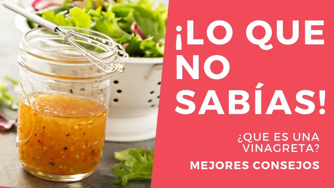 🥗😋🤔¿QUÉ ES UNA VINAGRETA? 5 CONSEJOS QUE NO SABÍAS PARA PREPARAR UNA🥗😋🤔 CHEF MODE MEDIA- GASTRONOMÍA
