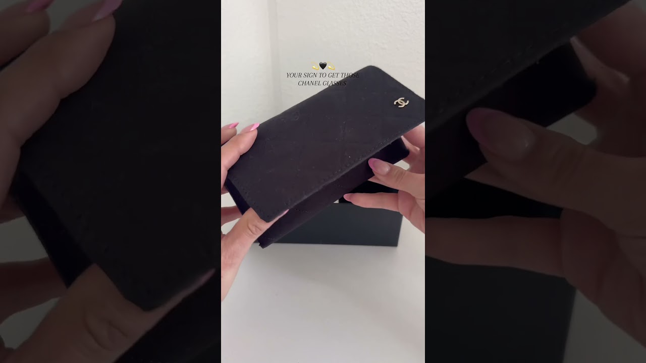 CHANEL SUNGLASSES (unboxing) #chanel #unboxing #sunglasses #shorts #beauty #makeup #fashion ion