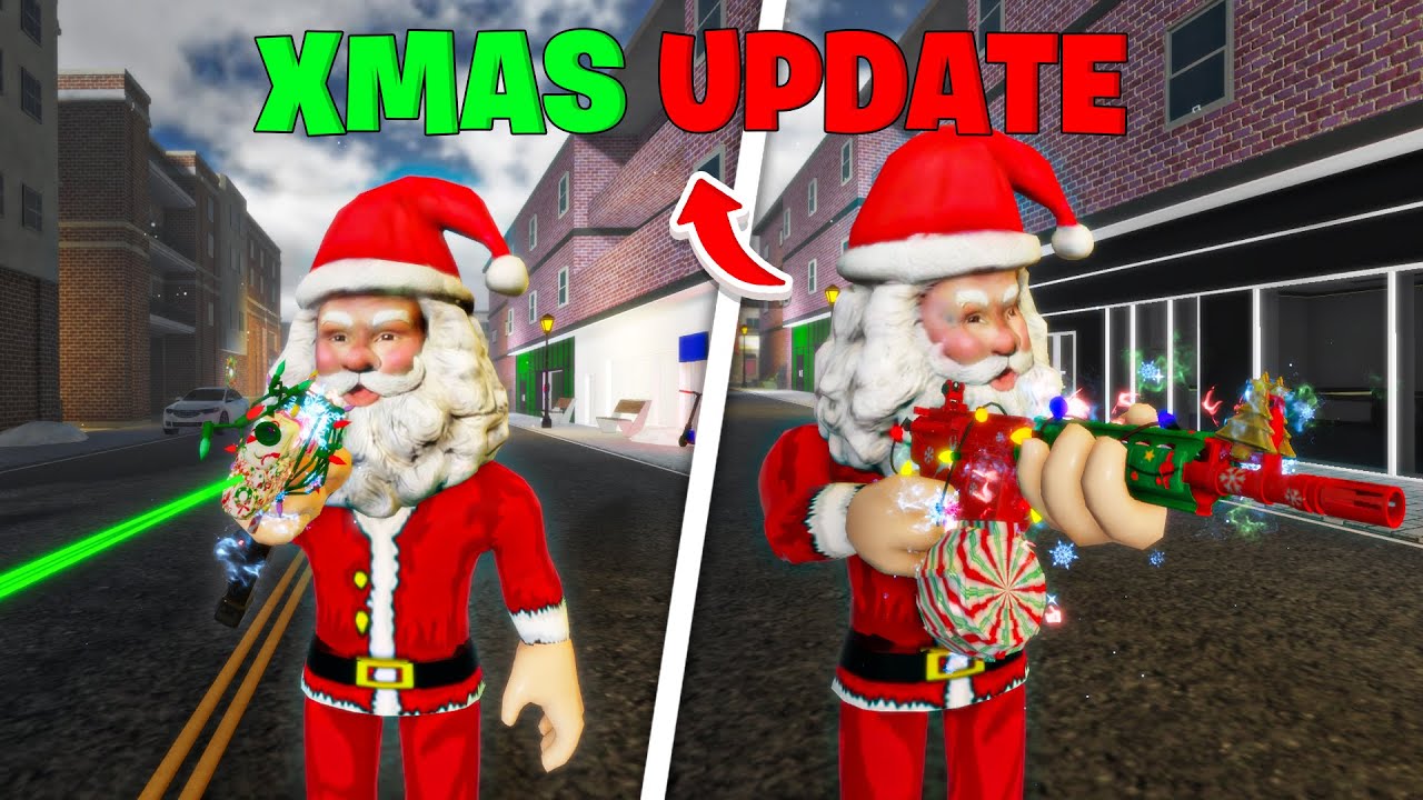 The NEW XMAS GUNS make me UNSTOPPABLE in Street Life Remastered Roblox!