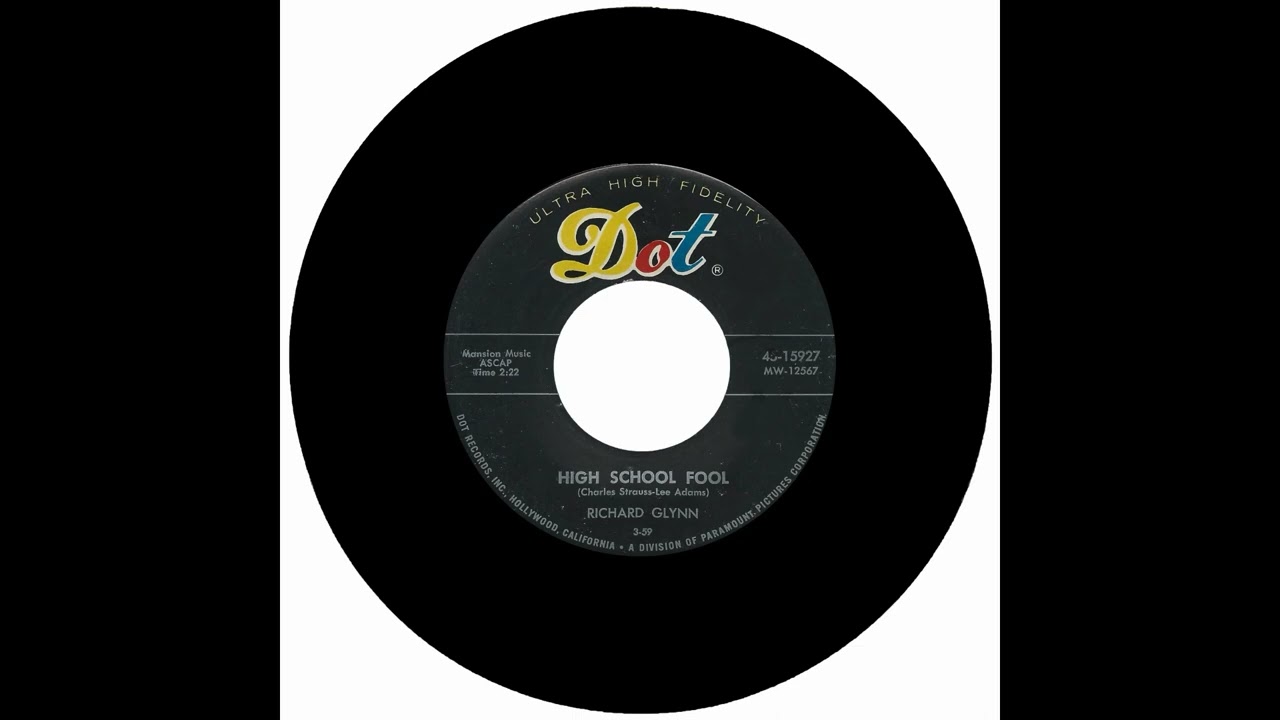 RICHARD GLYNN - HIGH SCHOOL FOOL