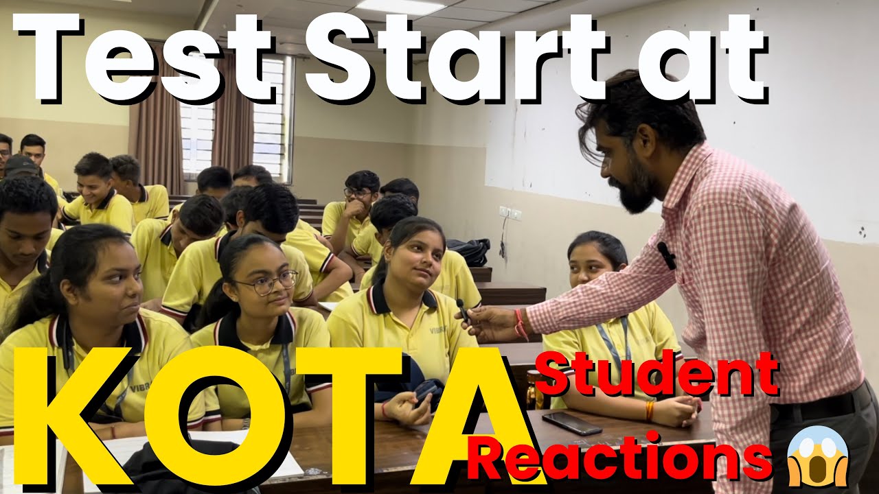 Kota me Test Start 😱😱Student Reaction?? #kotakibaat #kota #Test
