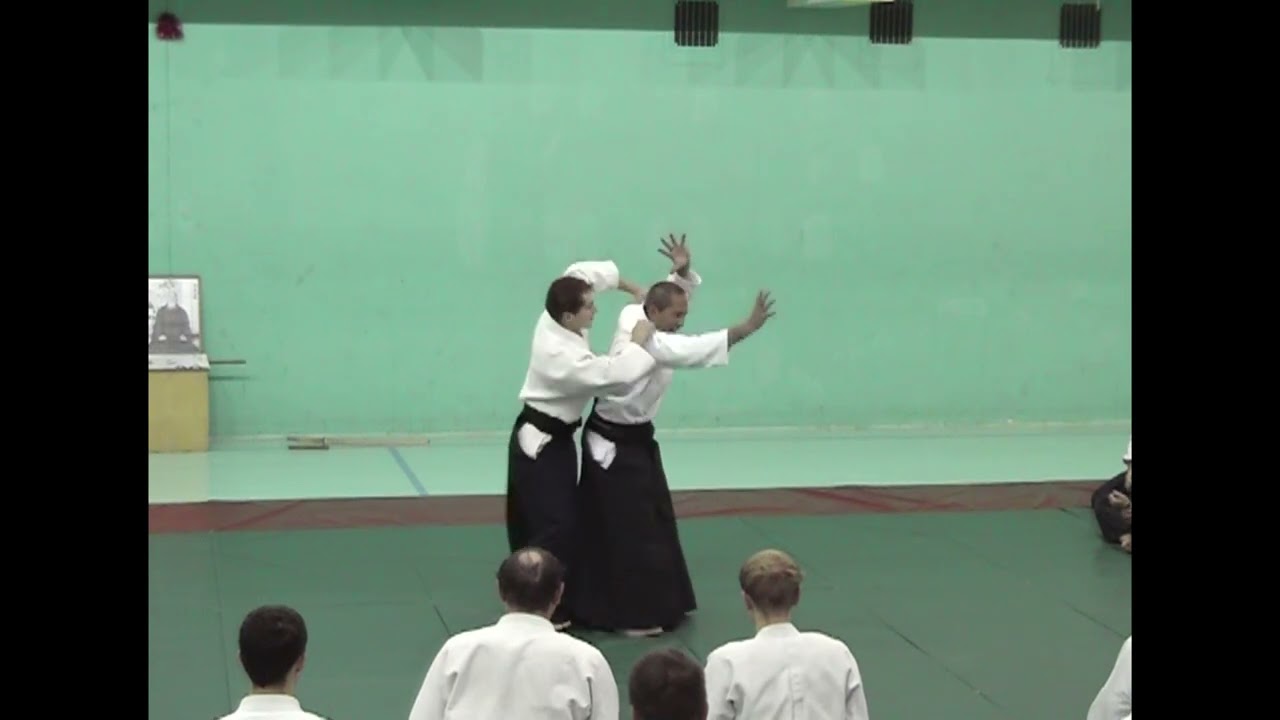 USHIROWAZA • KATATORI KAITENNAGE. Yoji Fujimoto Shihan, 7th Dan Aikikai.