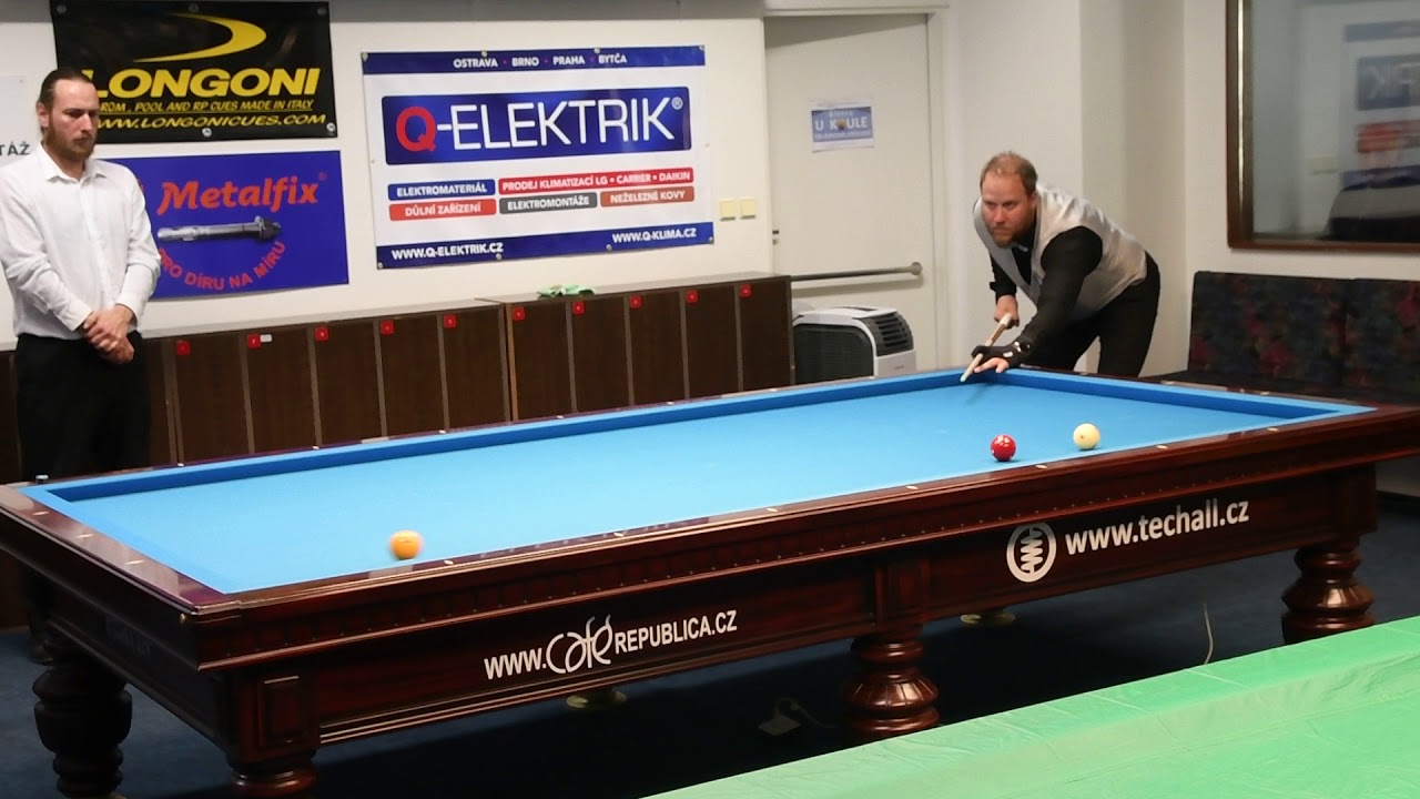 Jan Ale&scaron; shot #10 - Final CZ championships - 3-cushion