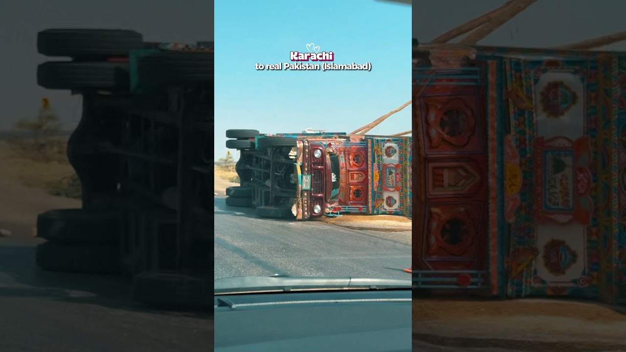 Sindh se asli pakistan (punjab) ka safar &hearts;️ #sindh #karachitoislamabad #roadscondition #punjab