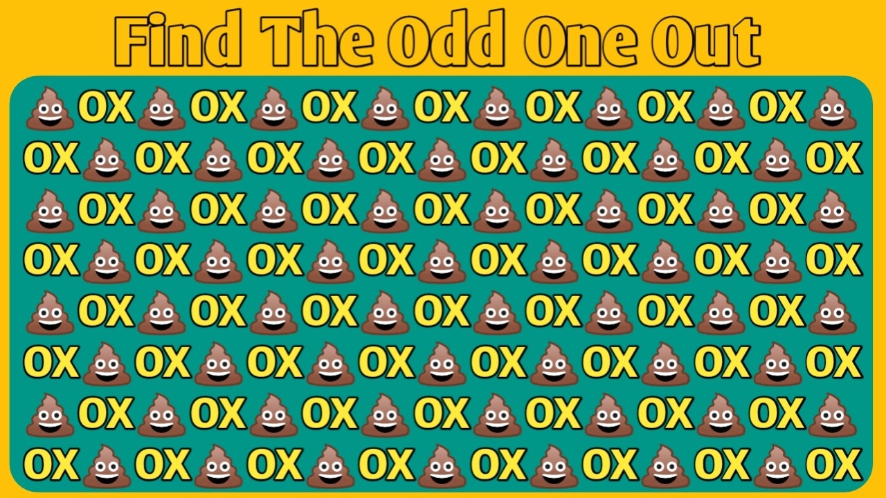 Find The Odd Number |🍦Quick Puzzle |Only Geniuses Can Find All! 🧠