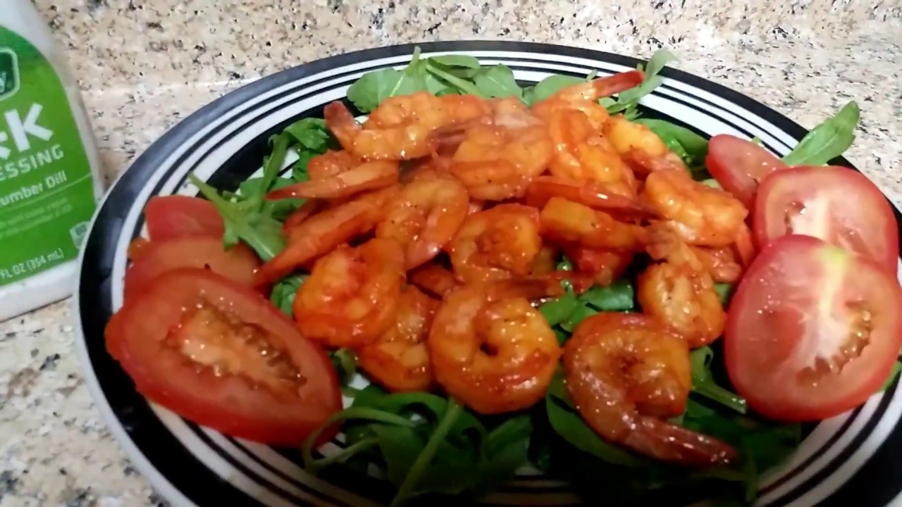 Shrimp Salad with Bay and Sazon Seasoning Seafood