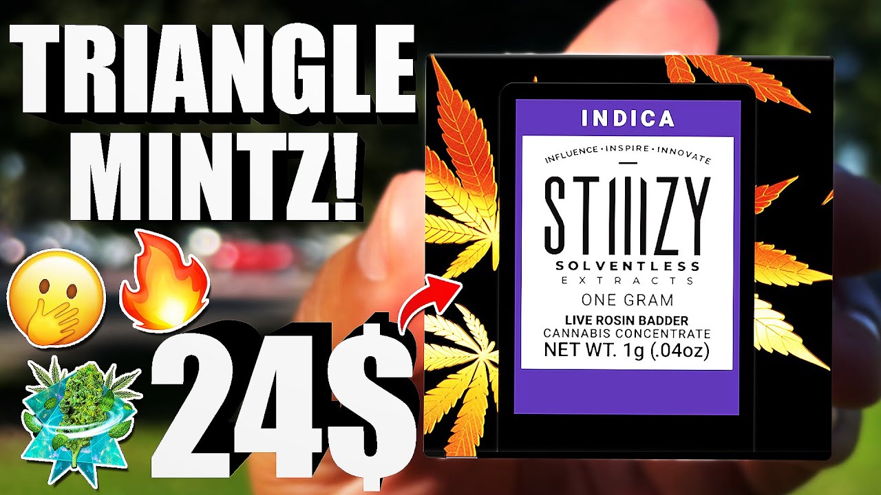 This TRIANGLE MINTZ from STIIIZY had me SLUMPED&hellip; | Stiiizy Rosin Triangle Mintz | Cheap Dabs #45
