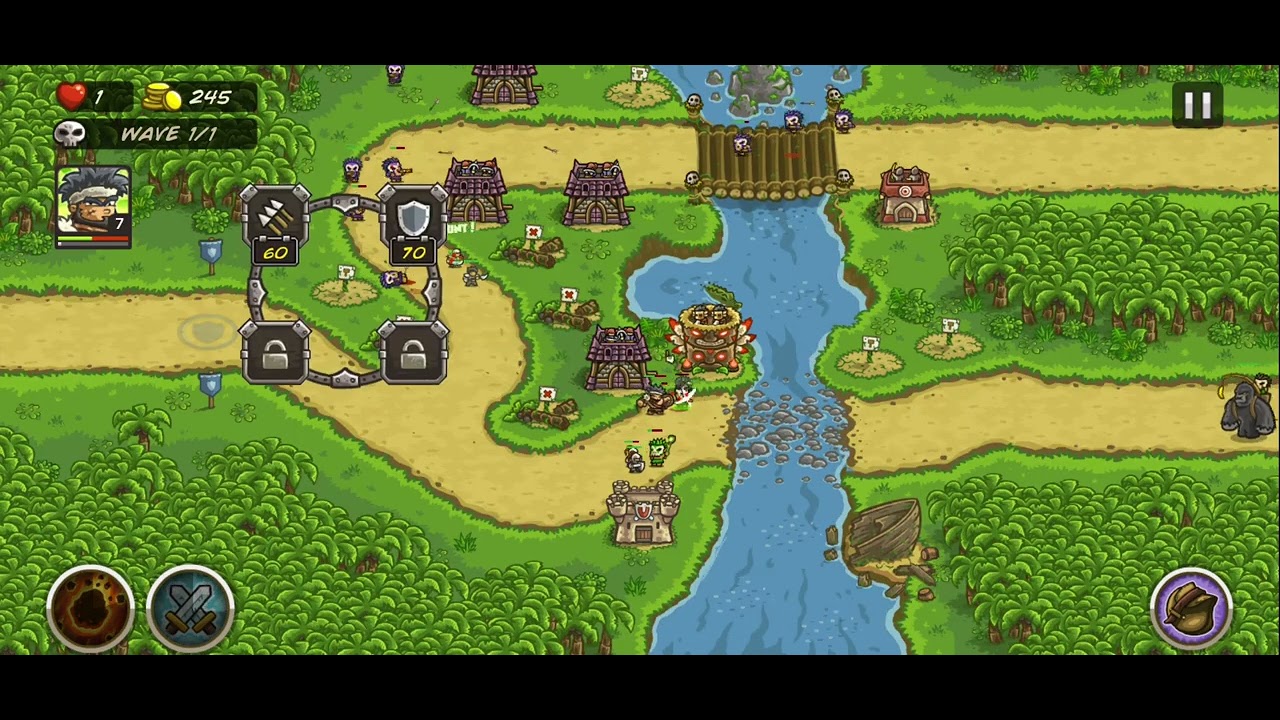 Kingdom Rush Frontiers - Bölüm 8 (Snapvine Bridge) - Iron Challenge - Veteran