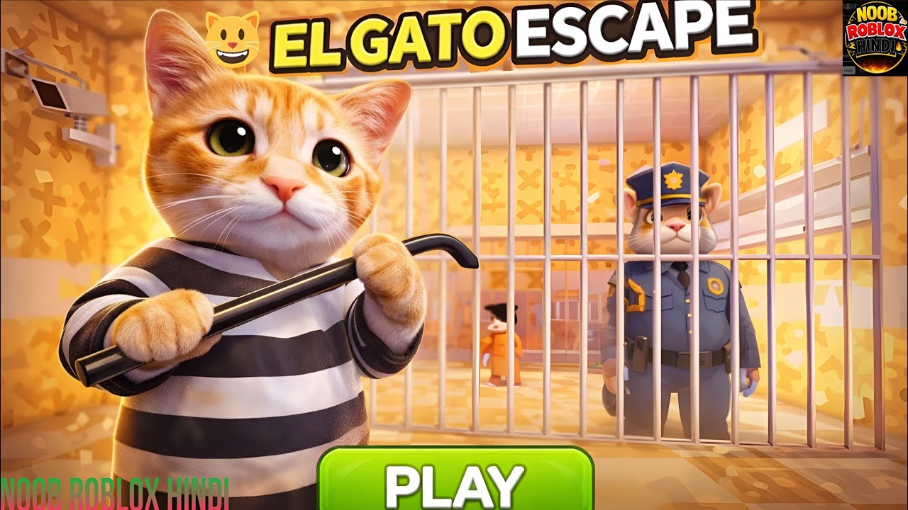 CAN I ESCAPE THIS CAT PRISON? 🐱💀 | Roblox Obby Challenge