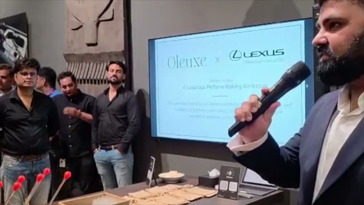Perfume Making Workshop by Oleuxe for Lexus