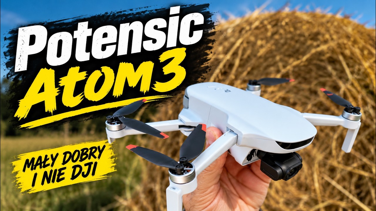 Mały, dobry dron z klasą C0, kt&oacute;ry nie jest DJI. POTENSIC ATOM 3