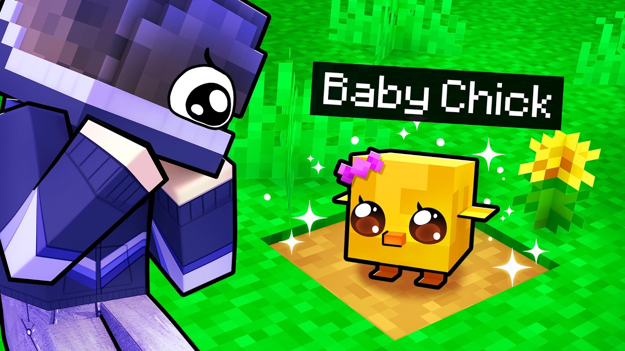 I'm a BABY CHICK in Minecraft!